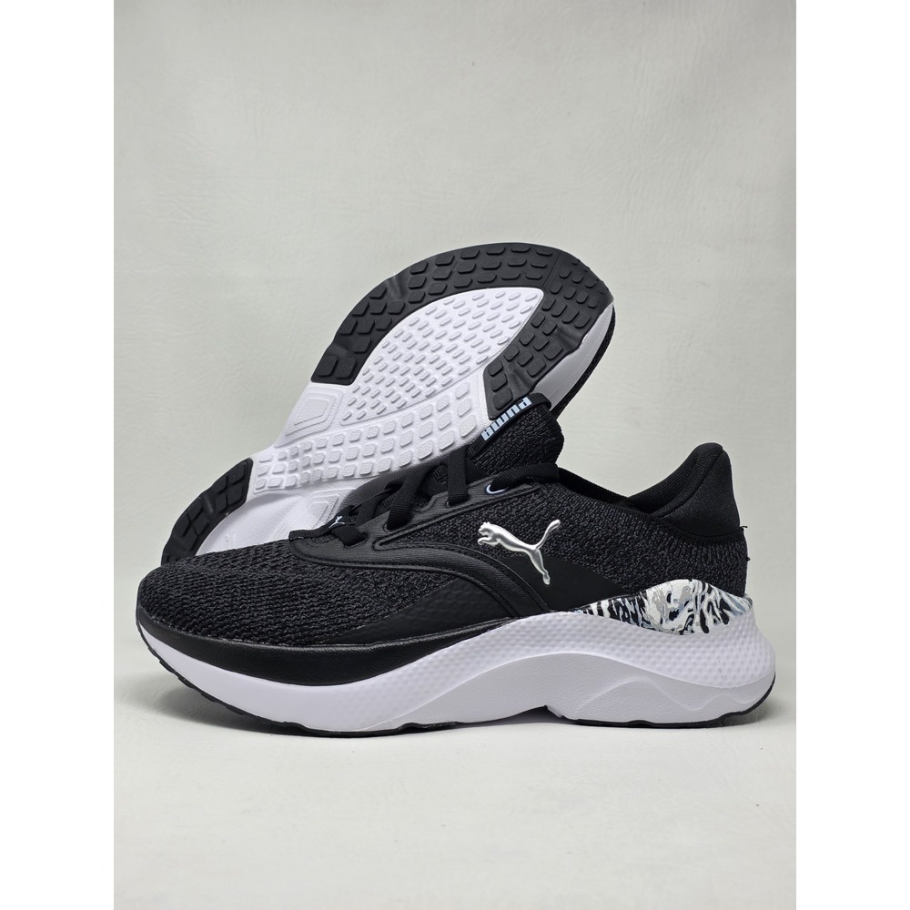 PUMA Softride Mayve Size 10 Womens Mystic Black White Running Shoe 311970-01 New